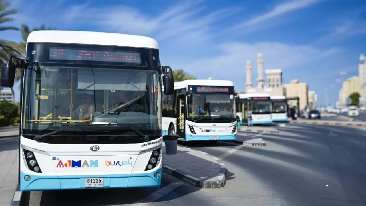 حافلات النقل في عجمان تجذب مليوني مستخدم جديد